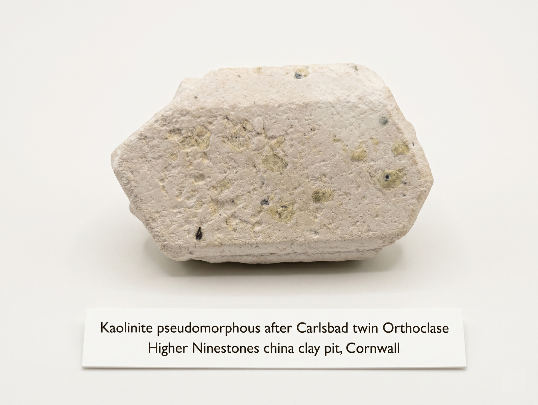 Higher Ninestones, China Clay Pit, Kaolinite